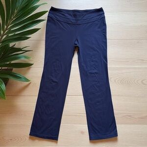 Boston Proper Navy Blue Stretchy Wide Leg Pants - Size M
